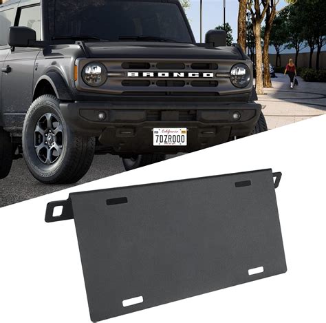 metal plate mounting bracket|stick on license plate mount.